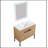 Kauko 36 " W Freestanding Standard Free Standing 1 Single Vanity Bathroom Vanity With Top
