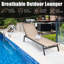 Chaise longue simple inclinable 25 po Ixia-1096349474