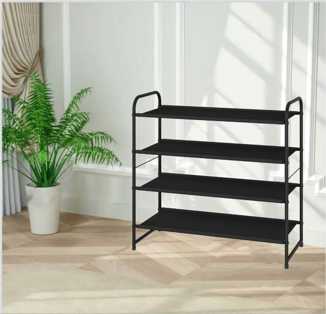Rebrilliant 16 Pair Stackable Shoe Rack | Wayfair