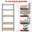 Tevis 60" H x 27.5" W x 12" D 5 Tiers Boltless Adjustable Storage Shelf Goods Rack-1090805072