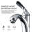 Single-Hole Single-handle Bathroom Faucet with Drain Assembly-92395935