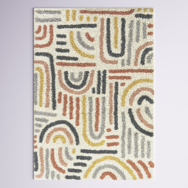 Tapis à poils longs Alejandra, Rectangle 6 pi 7 po x 9 pi