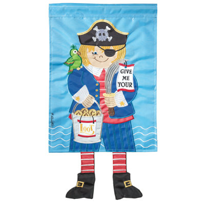 Double Sided 24 in. H x 13 in. W Polyester Halloween Garden flag