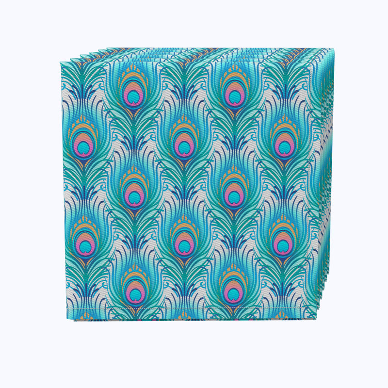 Cotton Floral Square Napkin