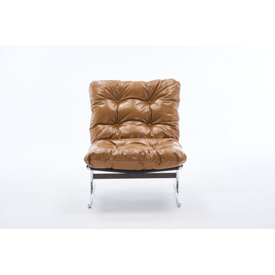 Mid-Century Modern Leather Bauhaus Inspired Lounge Chair(Set Of 2)