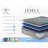 13" Mattress, Individual Pocketed Coil Mattress , Firm Comfort-664480551