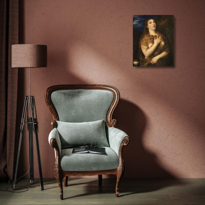 «The Penitent Magdalene» par Titian, reproduction d'art sur toile tendue