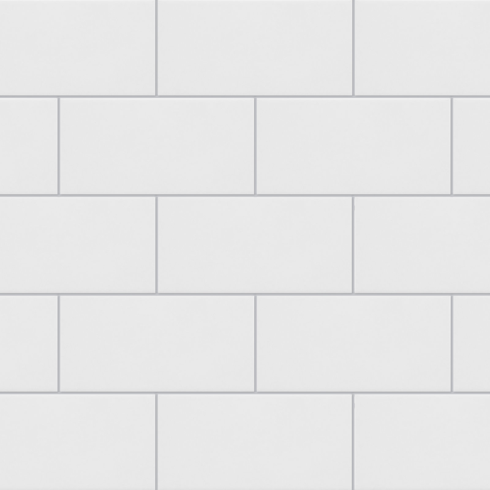 Berkeley 4" x 8" Ceramic Subway Tile, Matte Arctic White