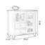 Buffet en bois de noyer massif-118503251