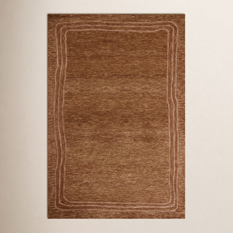Mexborough Spice / Rose Area Rug, Square 1'6"