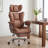Ergonomic Executive Chair with Headrest, Padded Armrest and Footrest-856873598