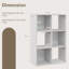 Monaldo 90cm H x 30cm W Cube Bookcase