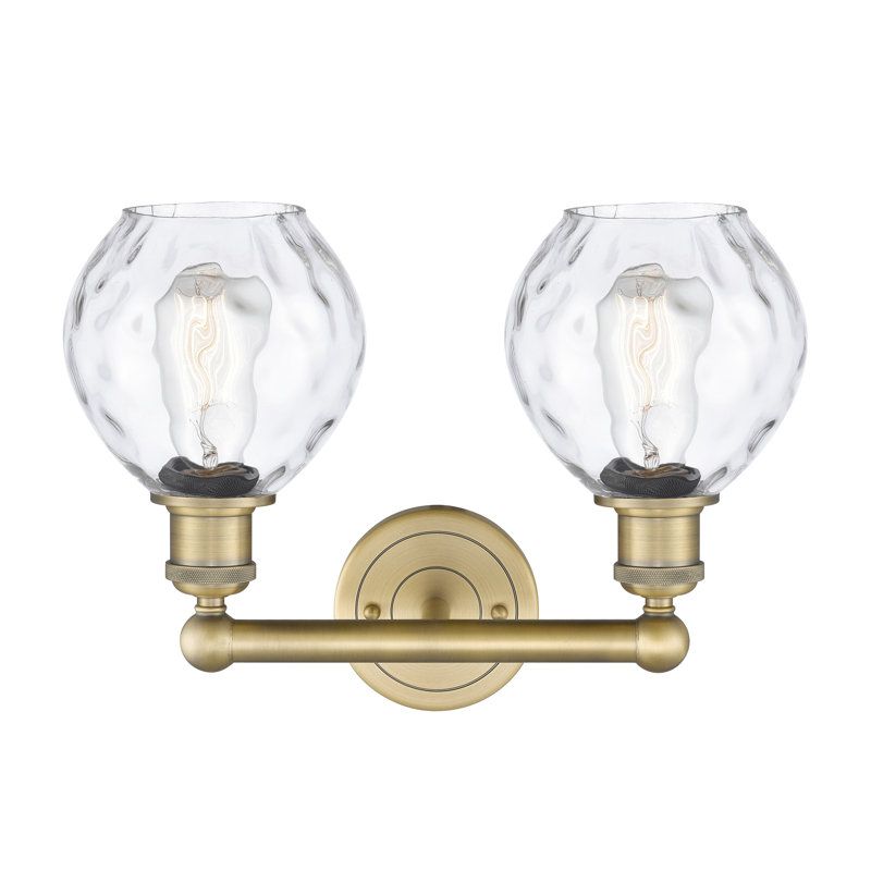 Oceanne 2 - Light Dimmable Vanity Light, Brushed Brass