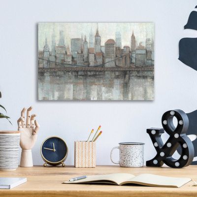 «City Center I» par Tim O'Toole, art mural en verre acrylique