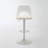 High Padded Swivel Adjustable Barstools(Set of 2)-395851044