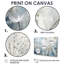 Sparkling Silver Dandelion Dreams I - Pissenlit, art encadré-2132457954-2132457880