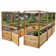 8 ft. w x 8 ft. D Cedar Garden in a Box with Deer Fence