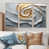 Toile naturelle avec cadre flottant