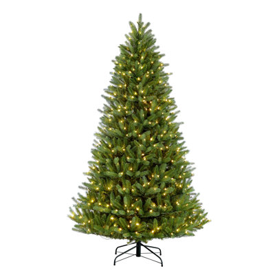 Lighted Artificial Fir Christmas Tree