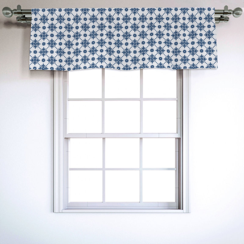 Sateen Ruffled Window Valance