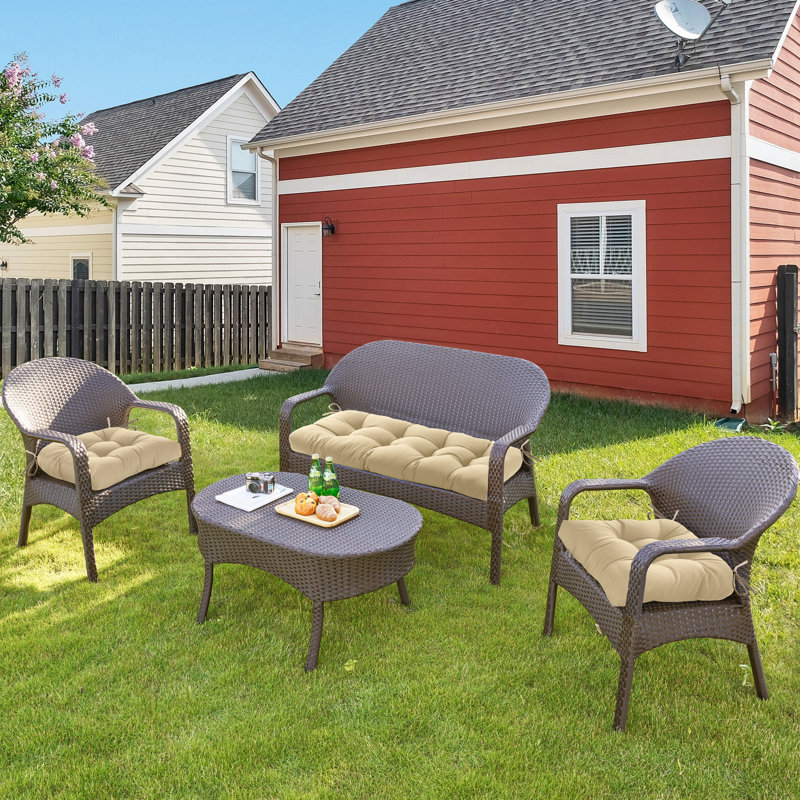 Outdoor 5'' Seat / Back Cushion, Light Beige