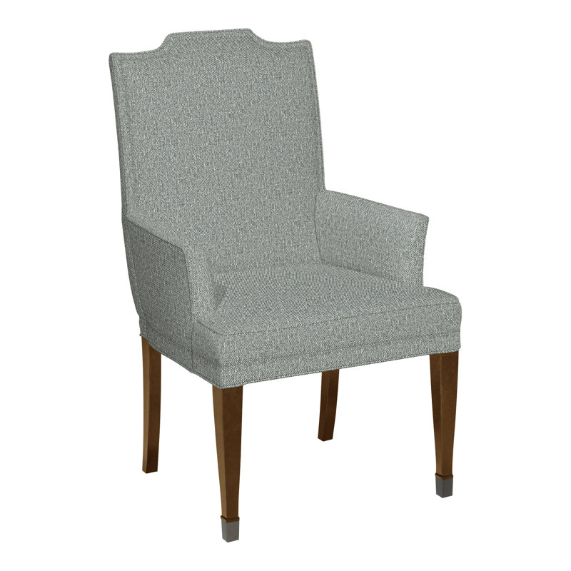 Travis By Michael Weiss Upholstered Arm Chair, Tommy Flax, Hampton, No
