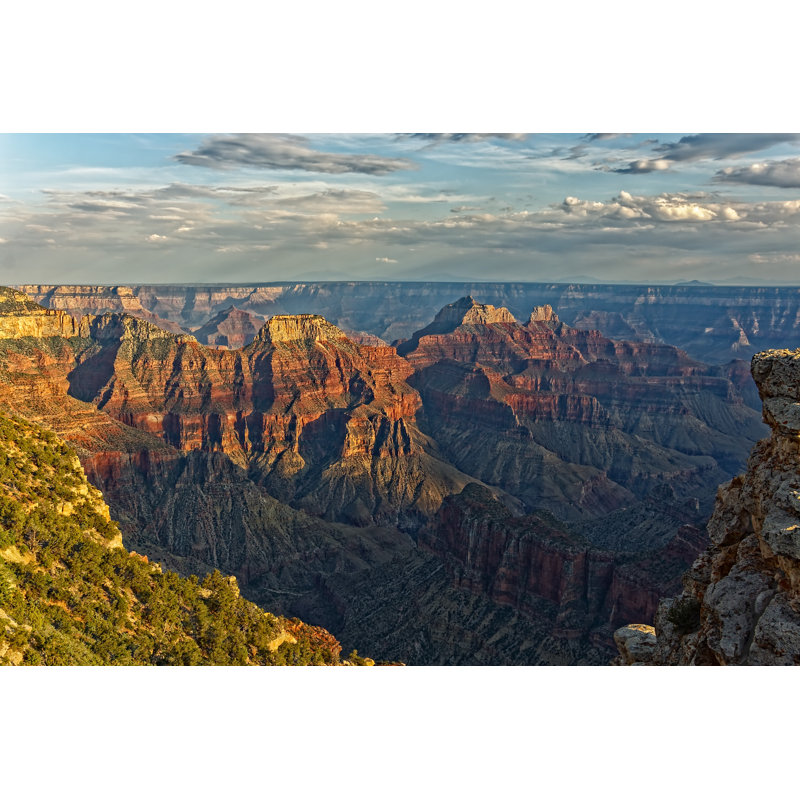 Grand canyon - Photographie sur toile tendue, H 12 po x l 18 po