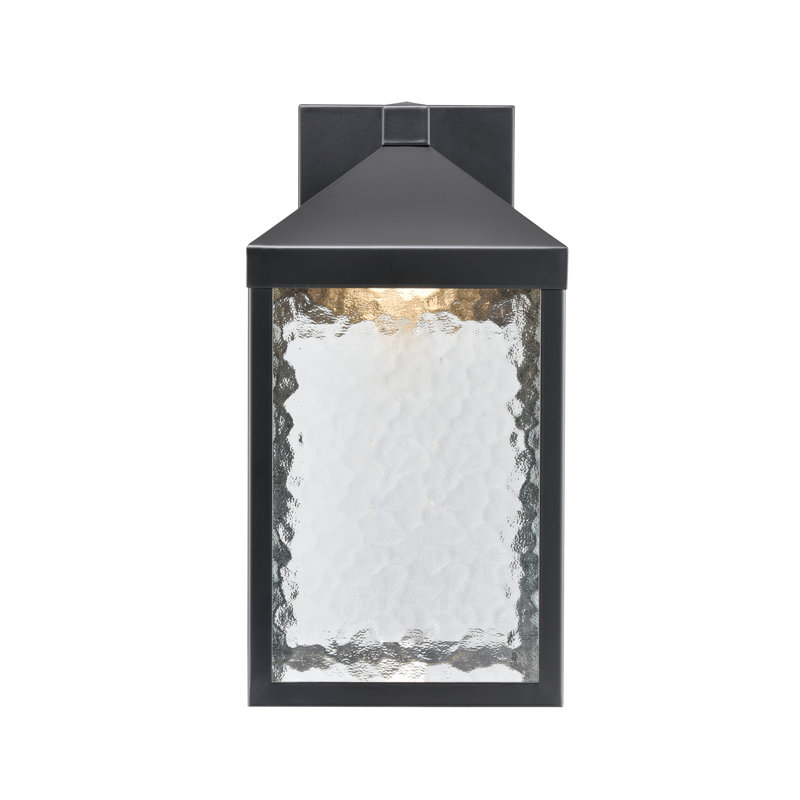 Deil Integrated LED Outdoor Wall Sconce, 15.25" H x 7.5" W x 9" D