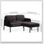 Comfortable Polyester Fabric Sofa with Ottoman, Perfect for Small Spaces and Versatile Room Use-262811984