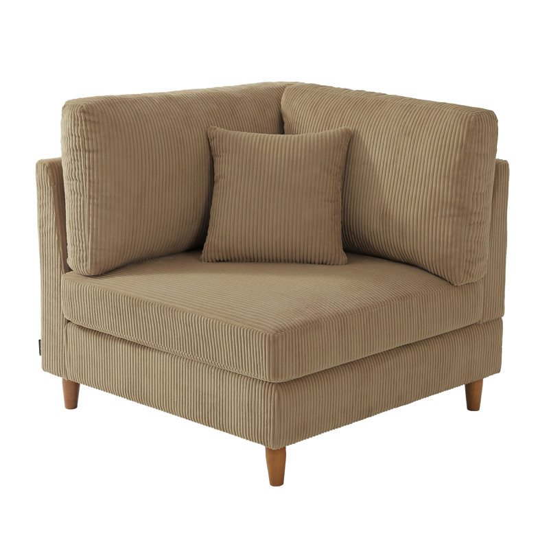 Upholstered Accent Chair, Camel