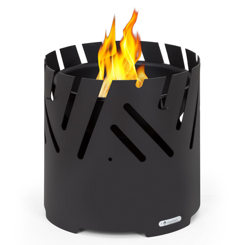 Circle Smokeless Fire Pit, Black