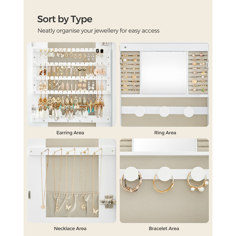 Over-the-Door Jewelry Armoire