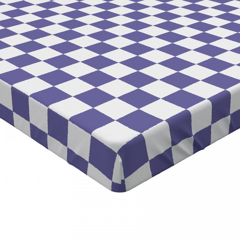 Microfiber Geometric Fitted Sheet, Twin XL Fitted Sheet, Purple