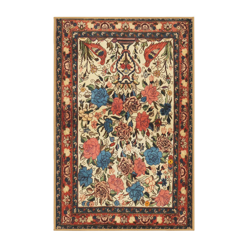 Chloe-Aime Oriental Indoor Rug, Rectangle 2' x 4'