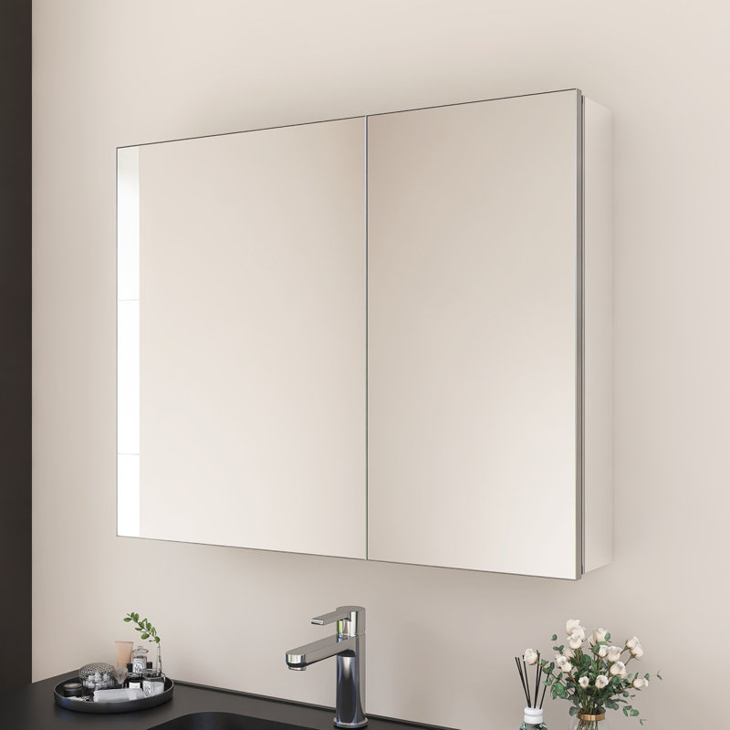 Pharmacie rectangulaire avec miroir, 30"