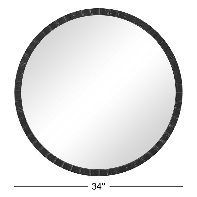Ceram Metal Round Wall Mirror