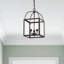 Luminaire suspendu carré à 3 lumières Amores-71741104