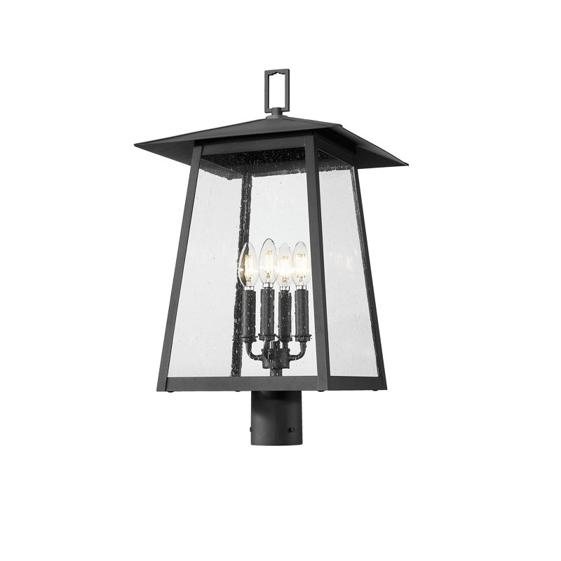 Luminaire d'extérieur 4 lumières Solis, H 24,25 po x l 13,5 po x P 13,5 po