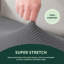 Spandex Texture Box Cushion Loveseat Slipcover-1387866819