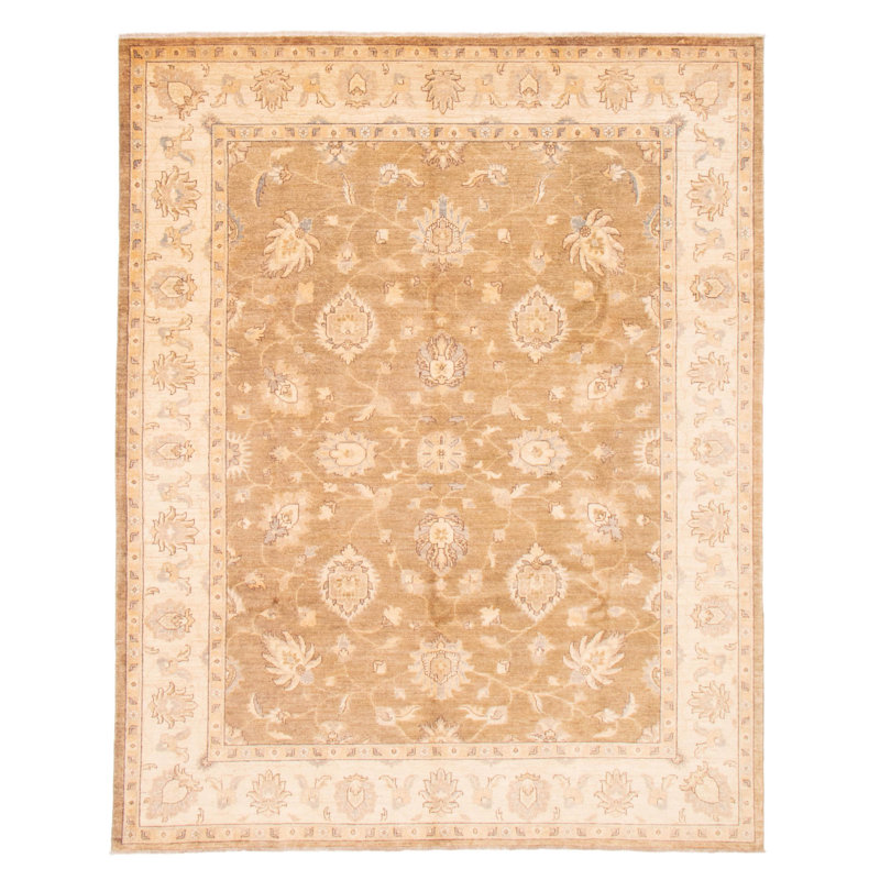 Tapis unique en laine noué à la main 8 pi 2 po x 10 pi 2 po New Age Chobi Finest