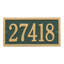 Bismark 1-Line Wall Address Plaque-1460365030-1460365028