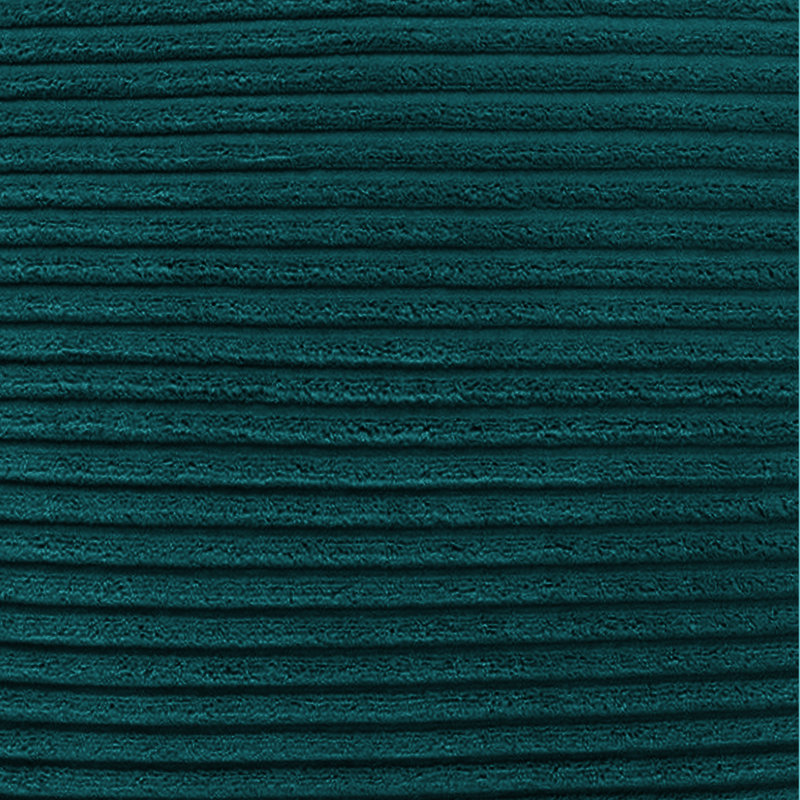 Striped Square Euro Cushion Cover, Teal