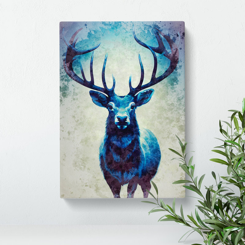 View Of The Stag No.4 - Wrapped Canvas, 76cm H x 50cm W x 3cm D