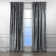 Rideau simple extra long et extra large en velours brillant de luxe