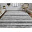 Tapis gris / ivoire / noir à rayures décontractées Surig-1151117193