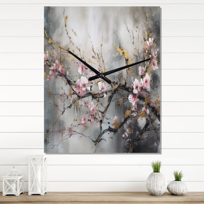 Orchidée florale - Horloge murale