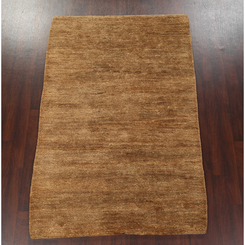 Tapis intérieur / extérieur abstrait noué à la main 5 x 8 po