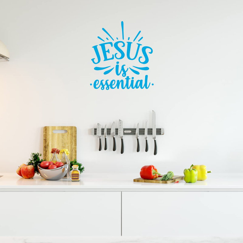 Text & Numbers Non-Wall Damaging Wall Decal, 10" H x 9.25" W, Sky Blue