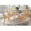 Ensemble de 2 chaises d'appoint à dossier courbé chic et chaise d'appoint