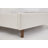 Harper Tall Headboard Upholstered Bed / 54" High Headboard / Elegant Simplicity  / No Box Spring Needed / Easy Assembly / Textured Ivory Canvas-303469307-309375375